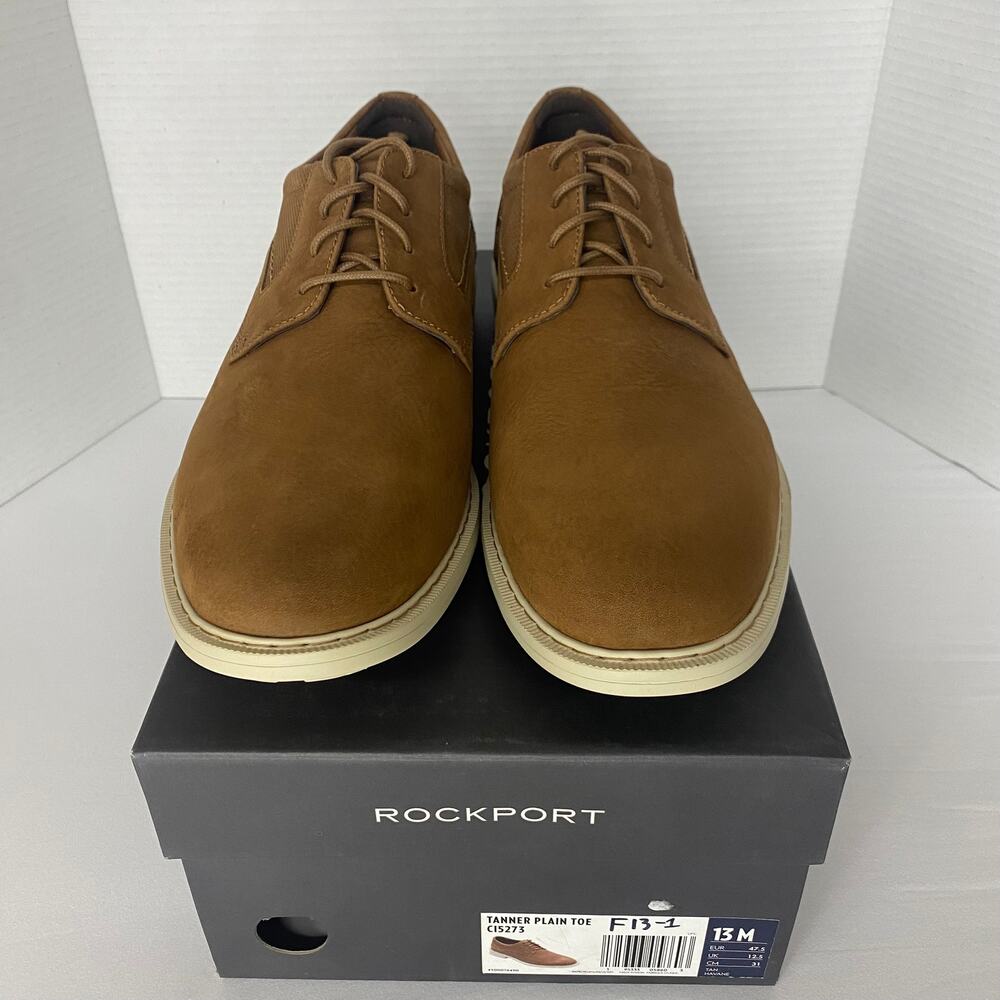 *NEW* 13M Rockport Tanner Plain Toe CI5273 TAN